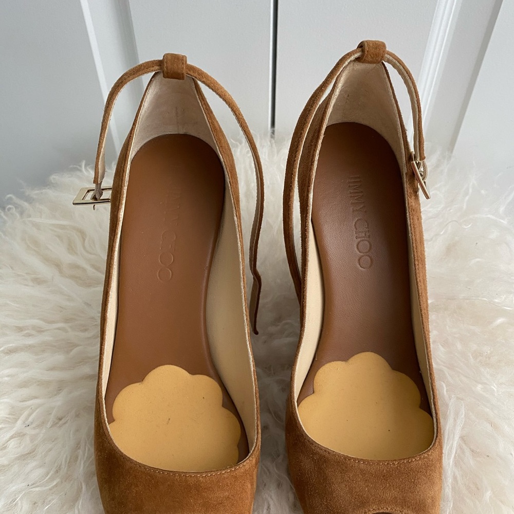 Jimmy Choo Wedge Cork Heel 38 - Picture 3 of 7
